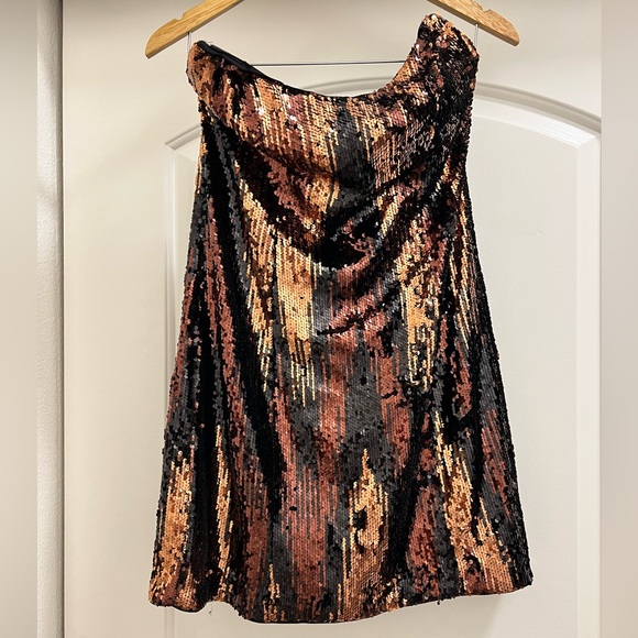NWT By Anthropologie Sequin Mini Dress - Picture 7 of 14